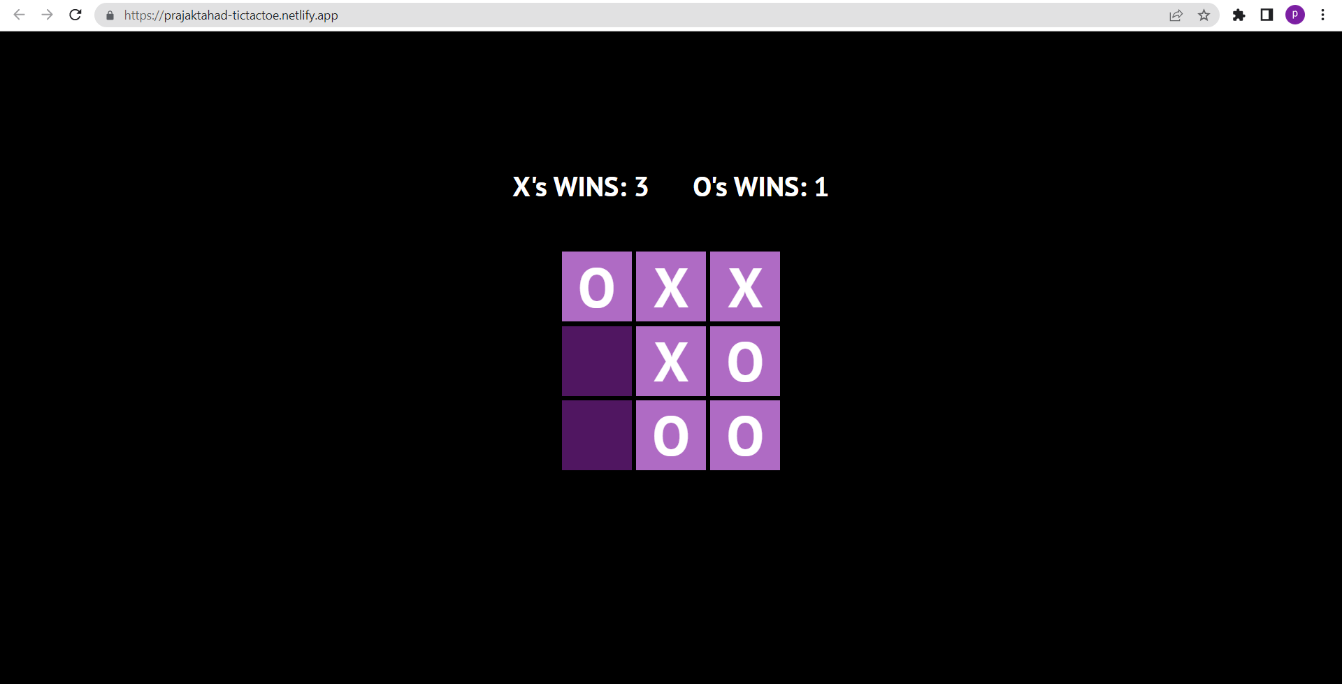Tic-Tac-Toe Game